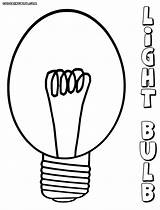 Coloring Light Pages Bulb Print Lightbulb Getdrawings Drawing Clipart sketch template