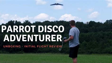 parrot disco unboxing initial flight review impressive youtube