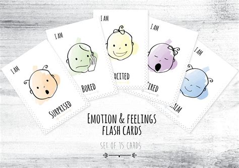 pack emotion cards   print school mum