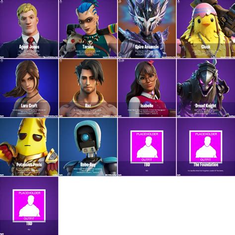 Here Are All Fortnite Chapter 2 Season 6 S Leaked Skins