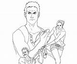 Uncharted Pages Coloring Printable sketch template