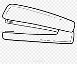Coloring Stapler Pngfind sketch template
