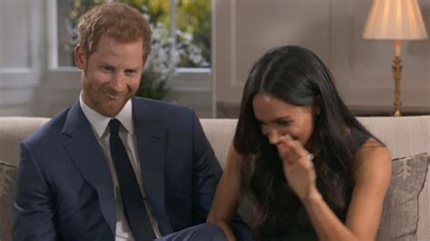 Watch Prince Harry And Meghan Markle Laugh And Joke In Bbc Cutaway