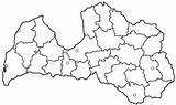 Latvia Districts Geography Geografie Maantiede Kartat Mapsof Wikimedia Drucken 1194 Varityskuvia Ausmalbilder Cities Malvorlagenxl sketch template