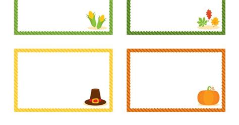 printable thanksgiving  tags  template