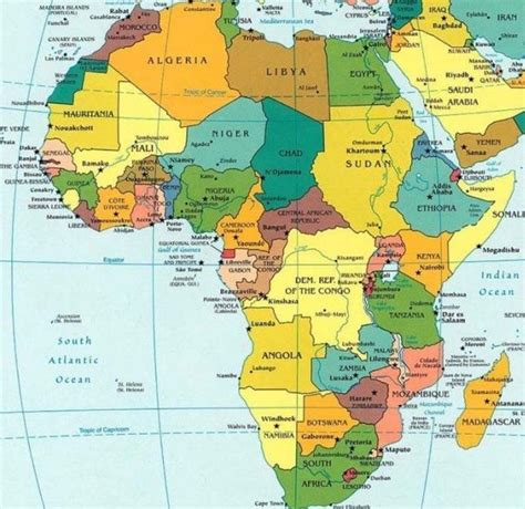 african countries  capitals africa facts