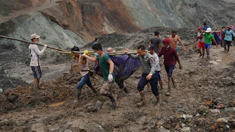 Myanmar Jade Mine Collapse Kills At Least 168 The New York Times
