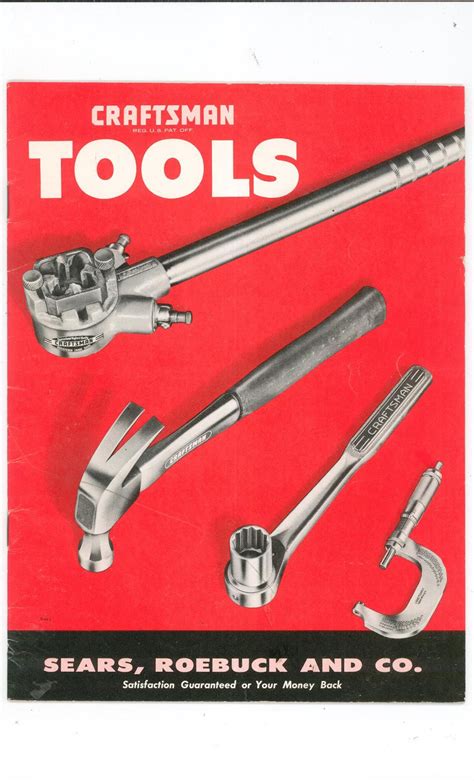 vintage craftsman tools catalog  sears roebuck company
