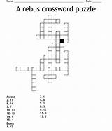 Crossword Rebus Puzzle Wordmint Bingo sketch template