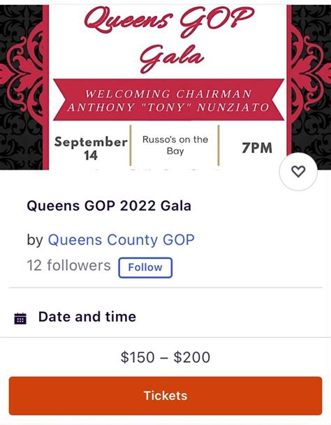 queens gop gala the queens village republican club onlinethe queens