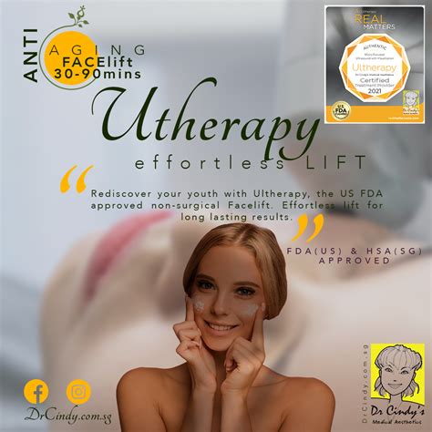 ultherapy  invasive face lift dr cindys medical aesthetics