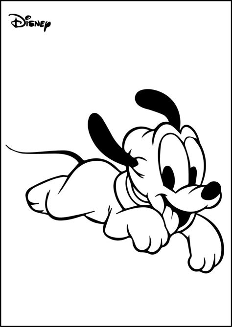 nice baby pluto coloring pages gallery check   httpwww