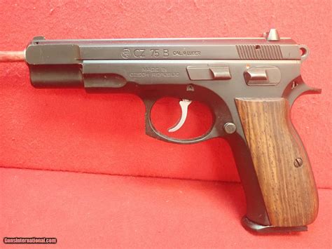 cz  mm  barrel semi automatic pistol wwood grips  magazine   czech republic