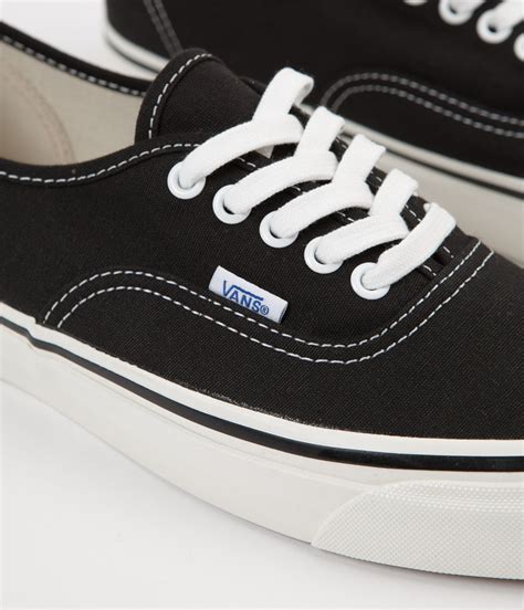 vans authentic  dx anaheim factory shoes black flatspot