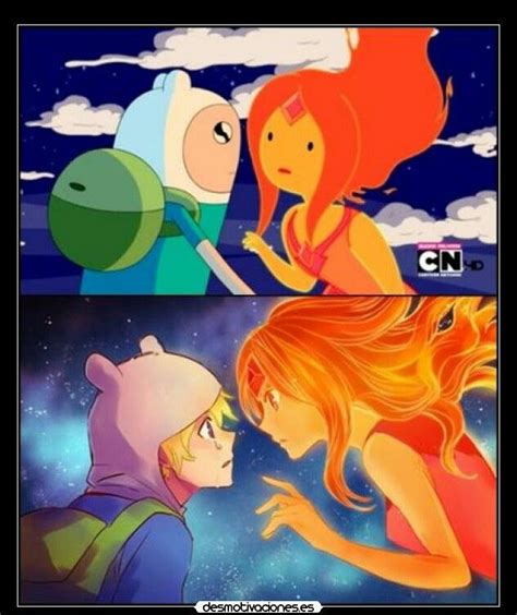 Finn And Fire Princess Anime Version Adventure Time Anime