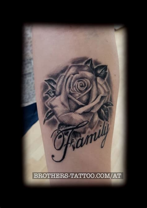 Rose Tattoo Greywashtattoo Year2017 Blackandwhite Realistic Rose