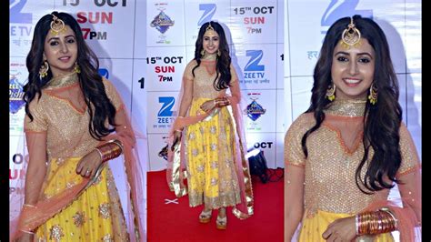 bhootu actress sana amin sheikh at zee rishtey awards 2017 youtube
