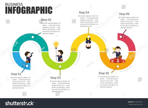 infographic career path images stock  vectors shutterstock
