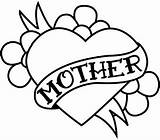 Stencil Tattoo Heart Mothers Mother Stencils Printable Tattoos Mom Clipart Designs Easy Patterns Hearts Drawings Clip Dream Pattern Templates Cliparts sketch template