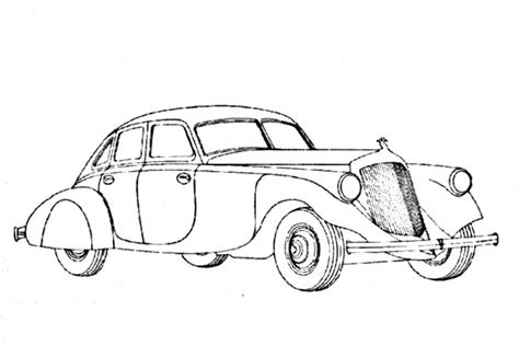 vintagecars adult coloring pages
