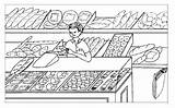 Panaderia Comercios Imagui Panadería Panaderias Fichas Tiendas sketch template