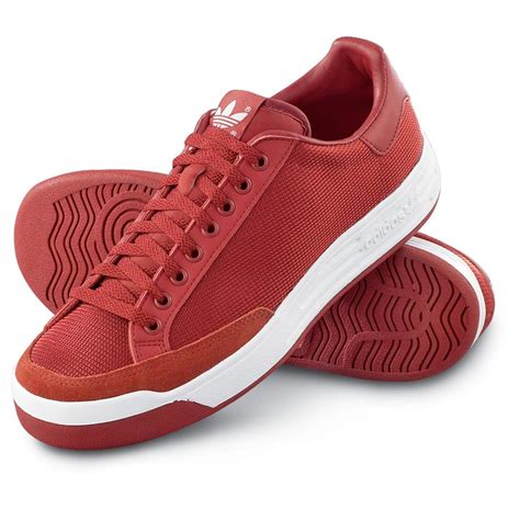 mens adidas rod laver shoes red white  casual shoes  sportsmans guide