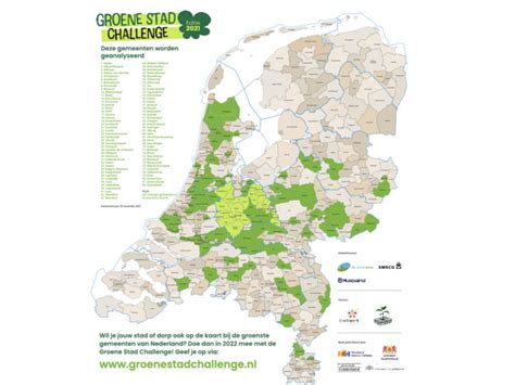 wie  de groenste groene stad challenge onderzoekt ruim honderd gemeenten hoe groen de