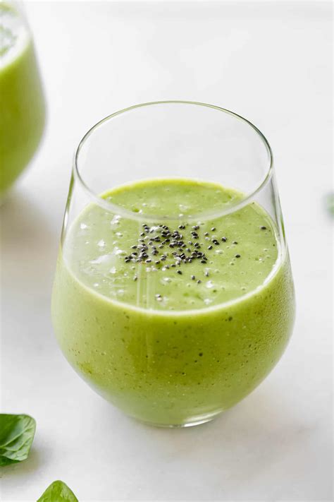 5 Ingredient Healthy Breakfast Green Smoothie Recipe Choosing Chia