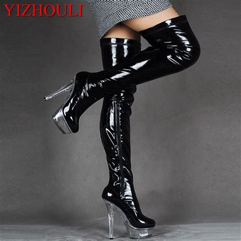 newest high heel pumps over the knee peep toe long women sexy boots