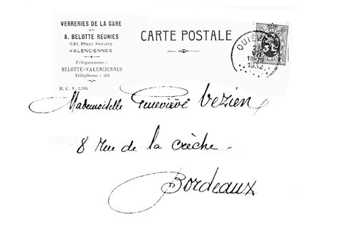 french address transfer french typography french script vintage lettering