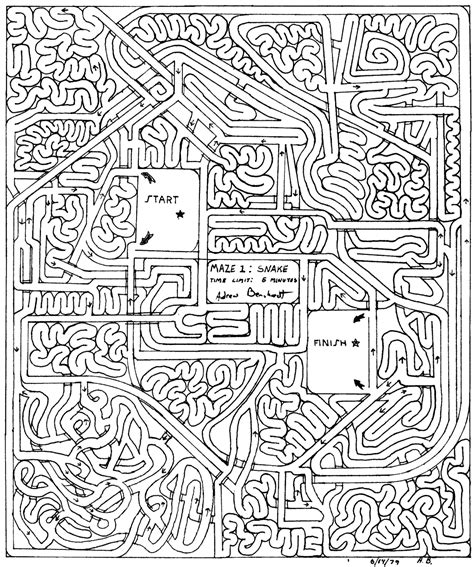 complicated coloring pages  adults printable mazes difficult