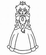 Princess Coloring Pages Peach Print Mario Kids Printable Daisy Rosalina Bros Paper Color Clipart Super Bestcoloringpagesforkids Colouring Sheets Clip Popular sketch template
