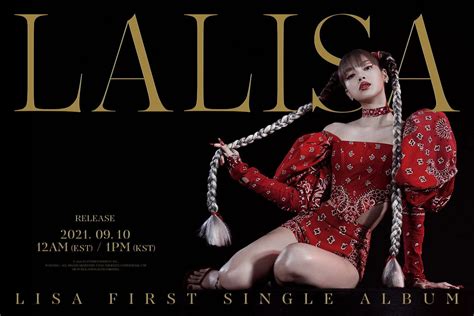 theqoo blackpink lisa solo  single album lalisa teaser poster