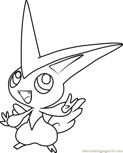 victini coloring pages  getcoloringscom  printable colorings