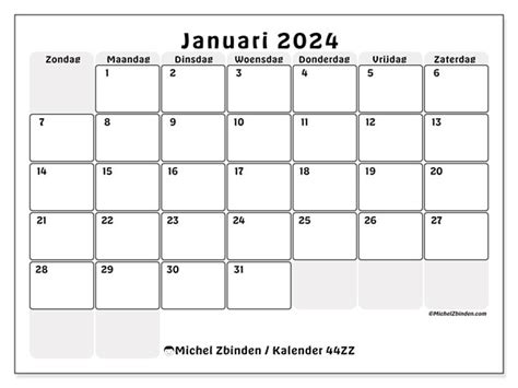 kalender januari  om af te drukken zz michel zbinden nl