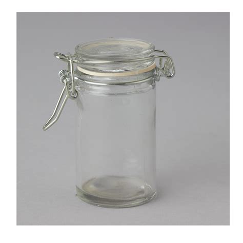 Decostar™ Glass Jar With Hinged Lid 36 Pieces