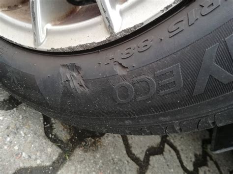 tires cut   cars tyre motor vehicle maintenance repair stack exchange
