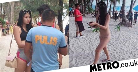 tourist arrested for wearing bikini that was literally a string