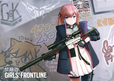 anime wallpaper hd st ar 15 girls frontline wallpaper