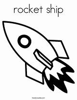 Coloring Rocket Ship Pages Template Printable Spaceship 2d Noodle Twisty Print Space Kids Outline Twistynoodle Favorites Login Add Change sketch template