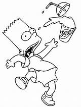 Coloring Pages Bart Simpson Simpsons Cool Coloringpagesfortoddlers Drawing Funny Cartoon Drawings sketch template
