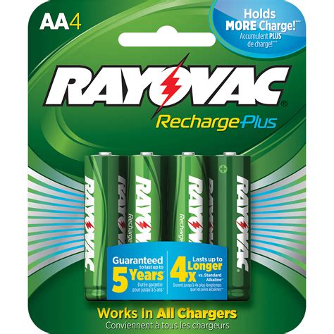rayovac recharge  rechargeable aa battery pl  genb bh