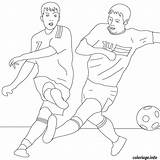 Coloriage Espagne Messi Pages Lionel Sheets sketch template