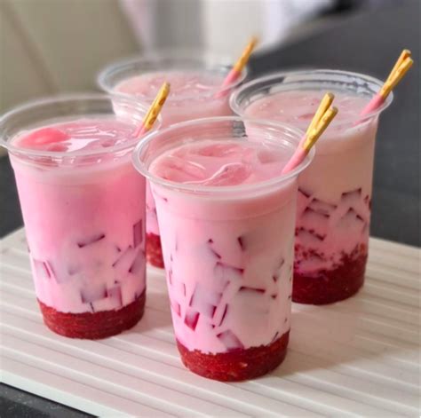 Susu Strawberi Korea Dengan Jeli Sedap And Fresh Ini Cara Buatnya Untuk