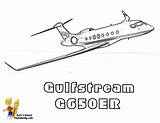 Coloring Smooth Designlooter Airplane Gulfstream G650er Sheet Print sketch template