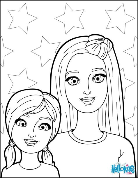barbie sisters coloring pages essenceropeverett