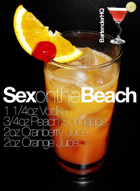 How To Make A Sex On The Beach Cocktail Bartender Hq