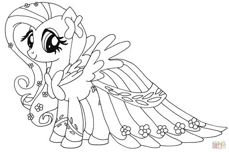 pony fluttershy coloring pages   pony equestria girl