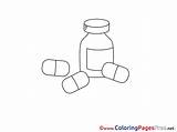 Medizin Pillen Drugs Gesundheit Malvorlage Dope Zugriffe Malvorlagenkostenlos sketch template