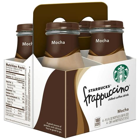 starbucks frappuccino mocha chilled coffee drink  fl oz  count